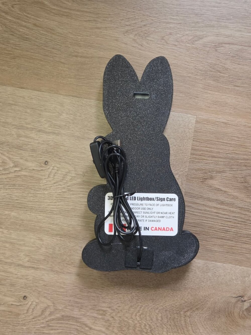 Pilsner Bunny  - LED Lightbox Sign - Picture 3 of 3